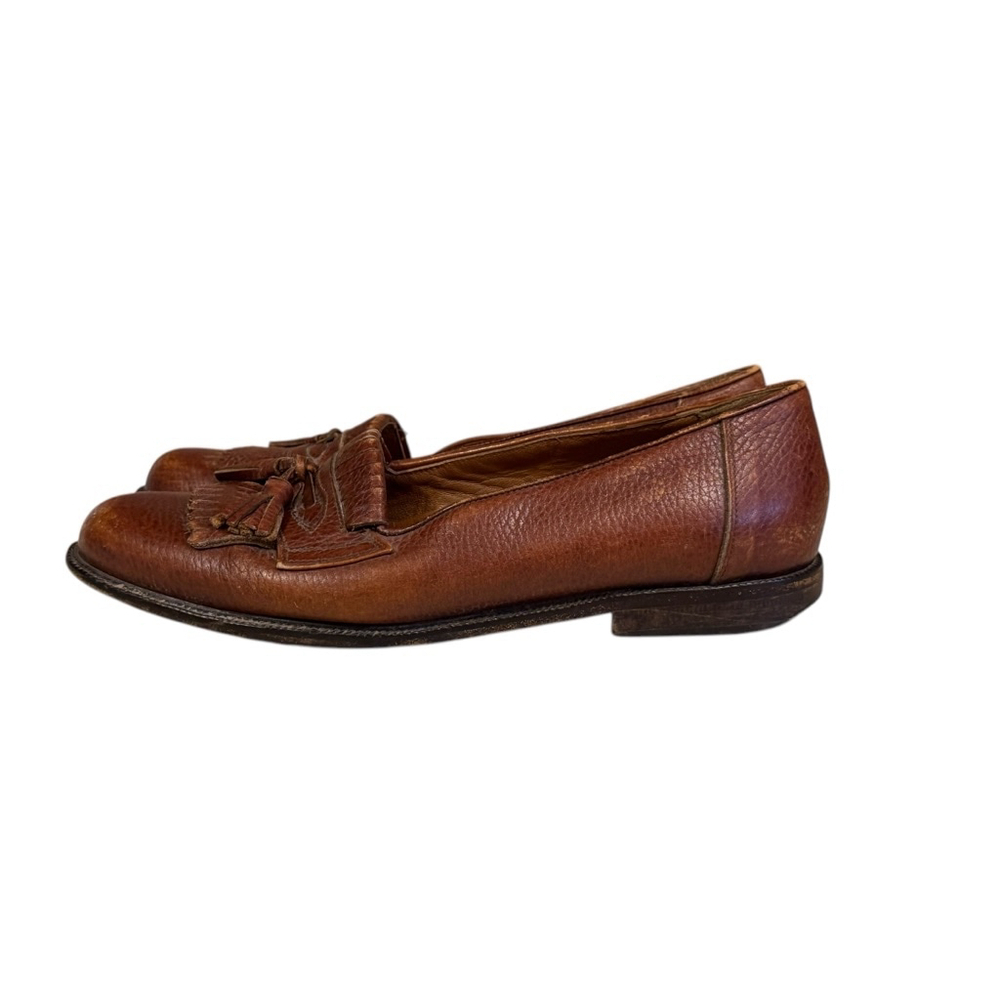 Cable & Co Mens Loafers Tassel Kiltie Slip On Casual Dress Brown Shoes Size 8 D﻿ - Picture 3 of 10